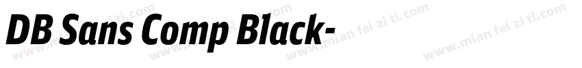 DB Sans Comp Black字体转换